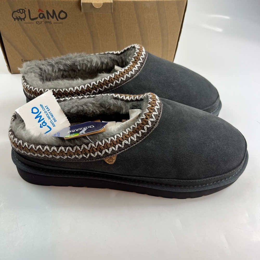 Lamo Womens EW2350 Charcoal Jules Clog Size 11